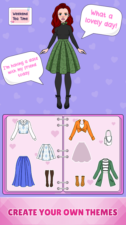 Sweet Paper Doll: Dress Up DIY游戏截图