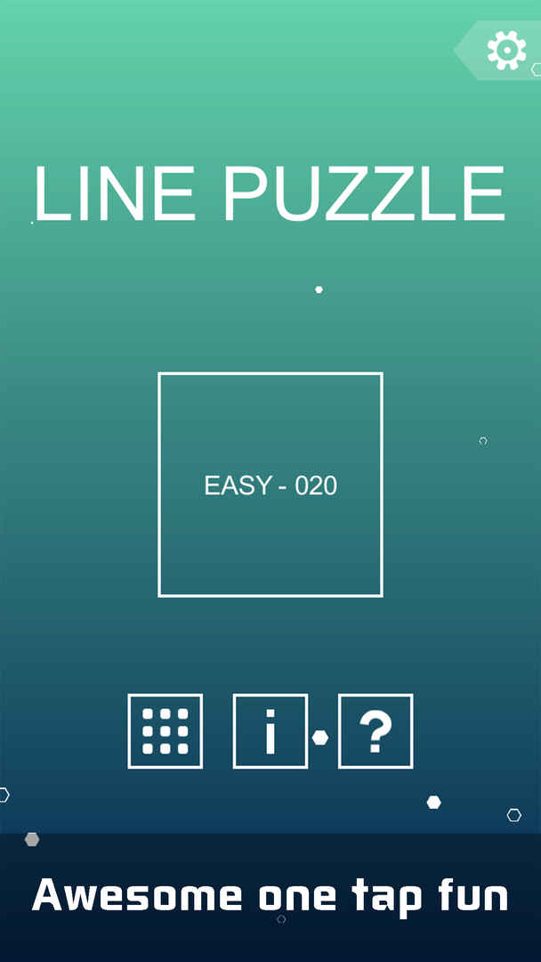 Screenshot of Hexagon Line Puzzle