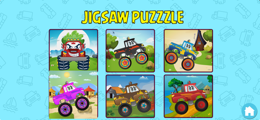 Monster Trucks Stunt Race Game游戏截图