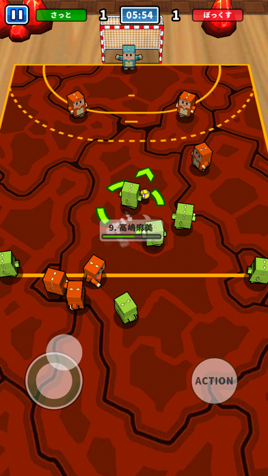 机でハンドボール游戏截图