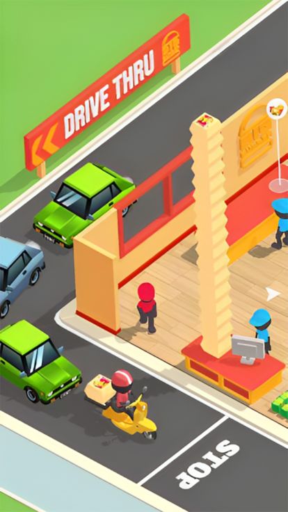 Idle Burger Restaurant Tycoon游戏截图