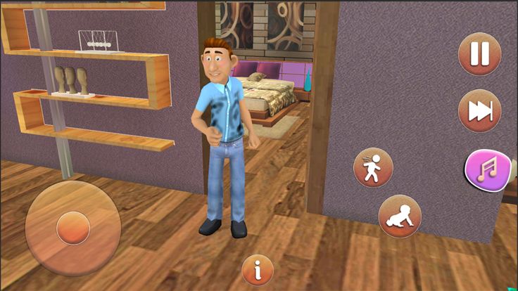 淘气的婴儿生活爸爸模拟 3D游戏截图