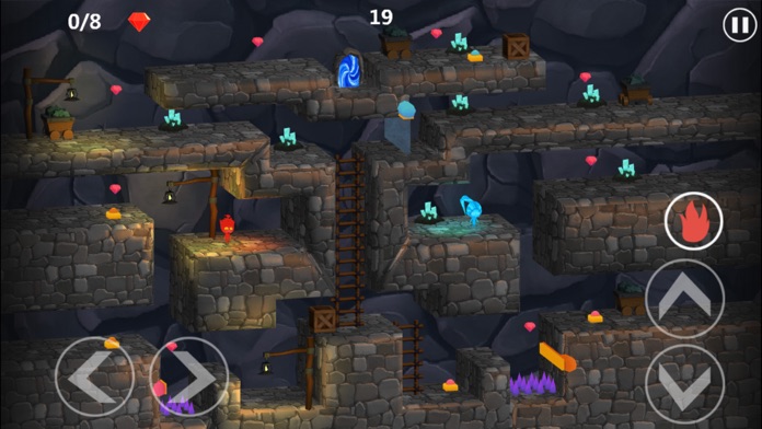 森林冰火人3D版-同桌游戏游戏截图