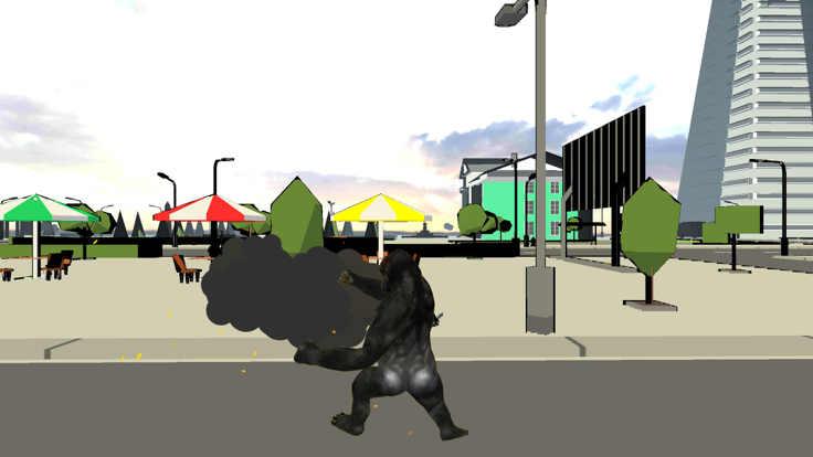 Gorilla Kong City Rampage游戏截图