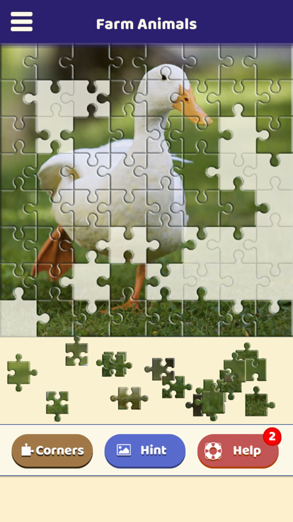Farm Animals Jigsaw Puzzle游戏截图