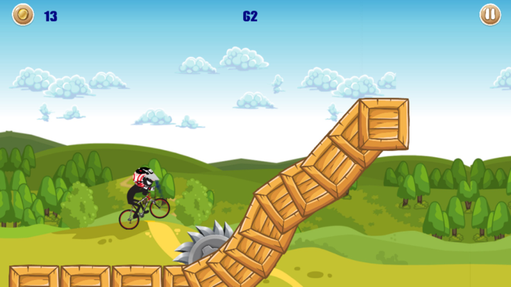 BMX Stickman Race - eXtreme Freestyle Racing & Crazy Stunts Games游戏截图