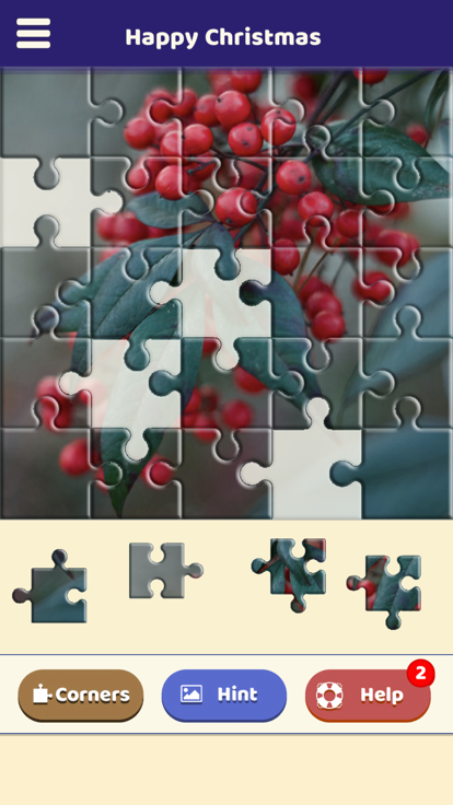 Happy Christmas Jigsaw Puzzle游戏截图