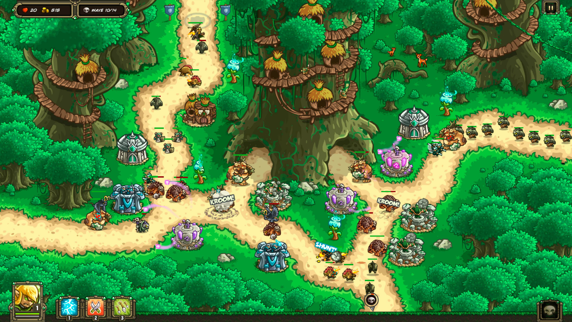 Kingdom Rush Origins - Tower Defense游戏截图
