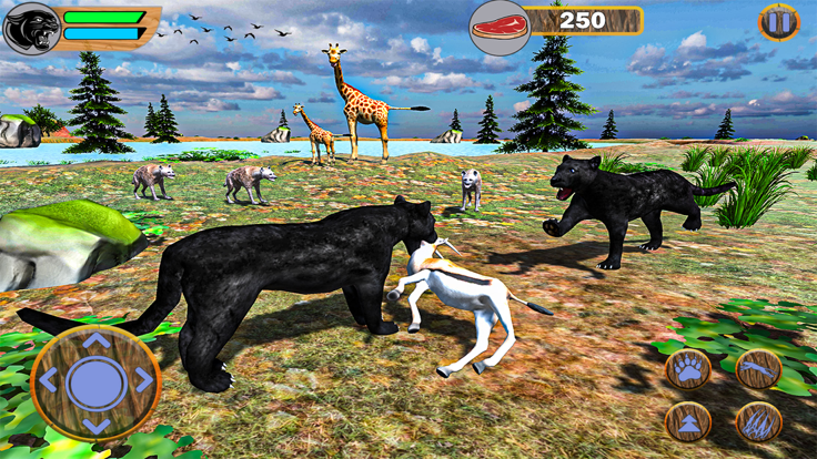 Wild Black Panther Furious Sim游戏截图