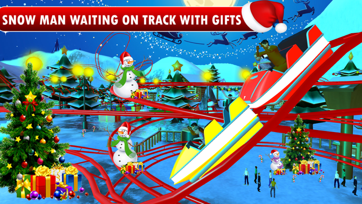 圣诞过山车3D游戏截图