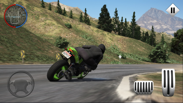 侠盗猎车手 5 Mobile Bikes Race Game游戏截图