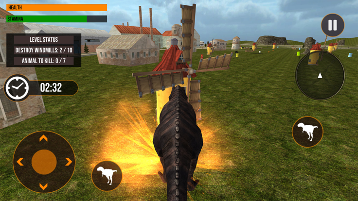 Dinosaur in Fighting Arena游戏截图