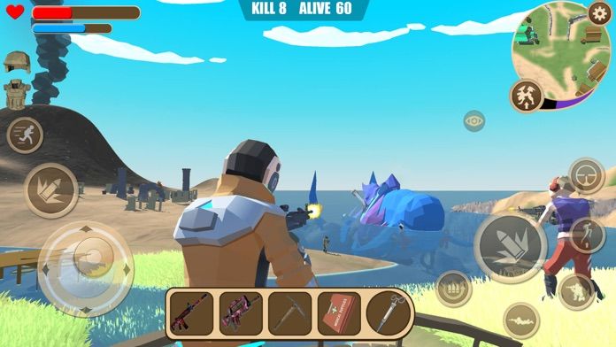 迷你恐龙世界3:吃鸡战场游戏截图