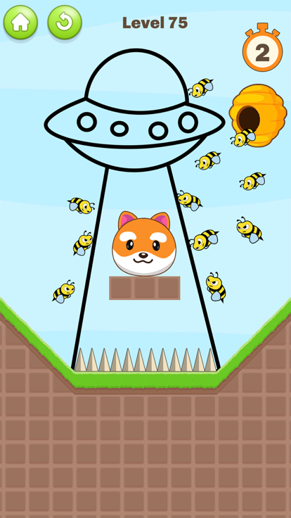Save The Dog - Draw Puzzle游戏截图
