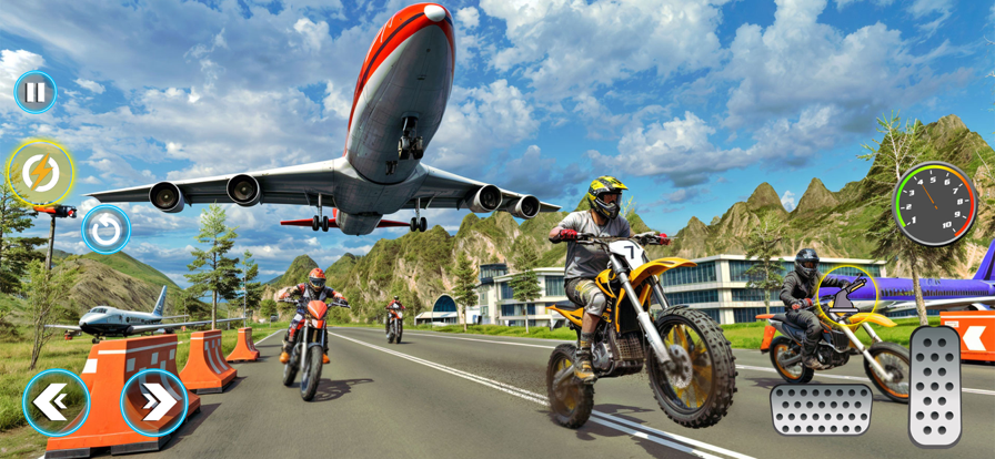 Motorcycle Rider Biking Games游戏截图