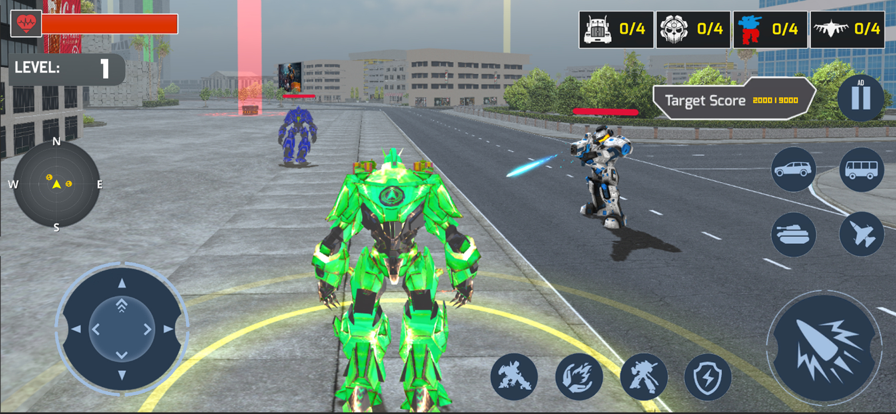 Robots War: Multiplayer Battle游戏截图