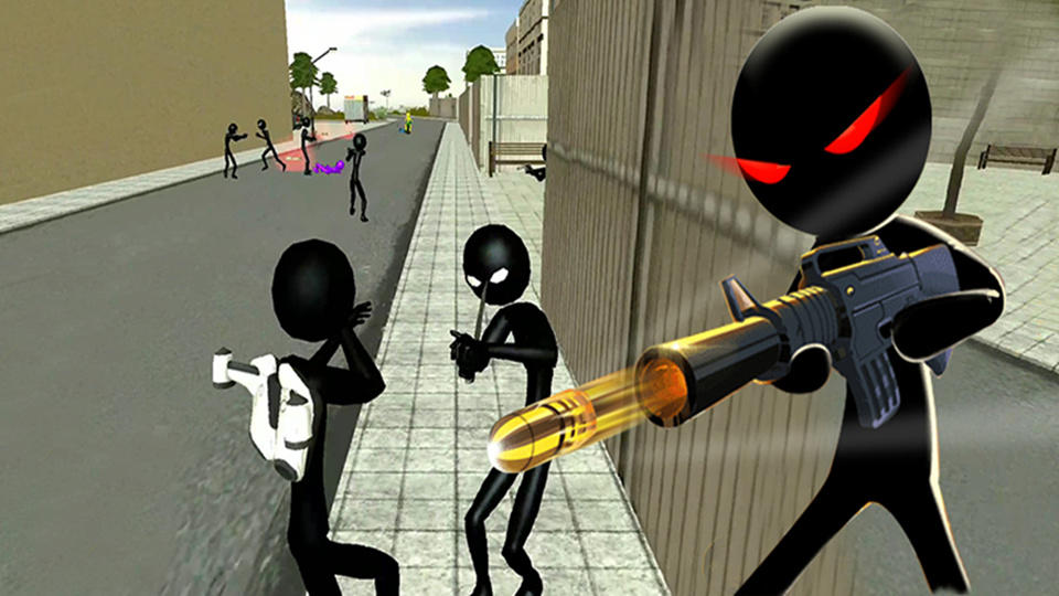 3D《倒钩火柴人-格斗射击》为正义而战消灭一切危害城市敌人，好不好玩，先看看介绍