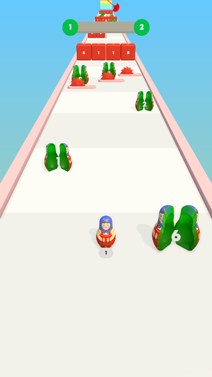 Stacking Doll Run游戏截图
