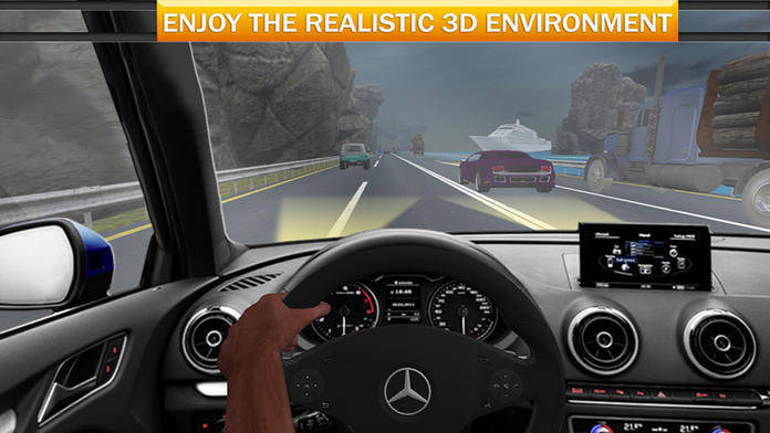 Vr Crazy Car Traffic Free Racing Game游戏截图