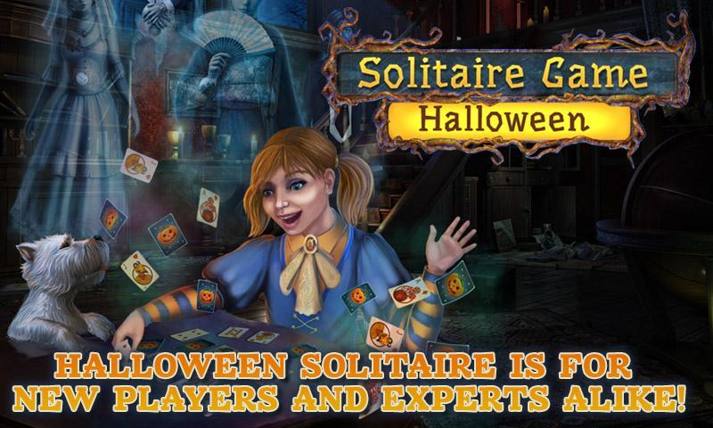 Solitaire Game. Halloween游戏截图