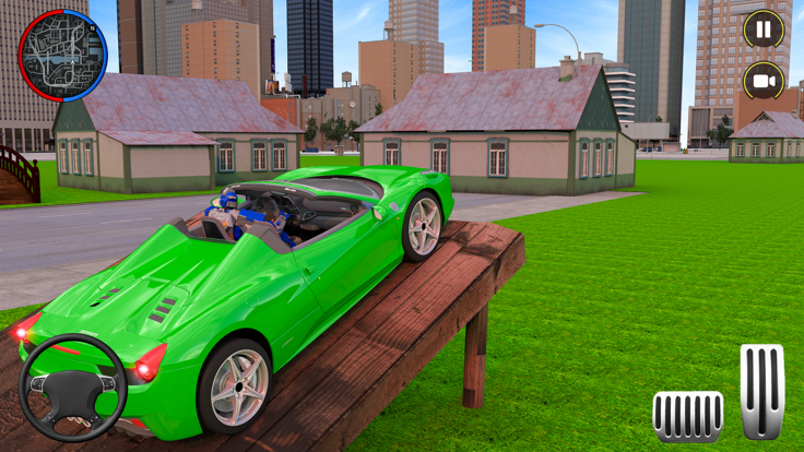 飞行机械机器人战争 3D：怪物卡车游戏游戏截图