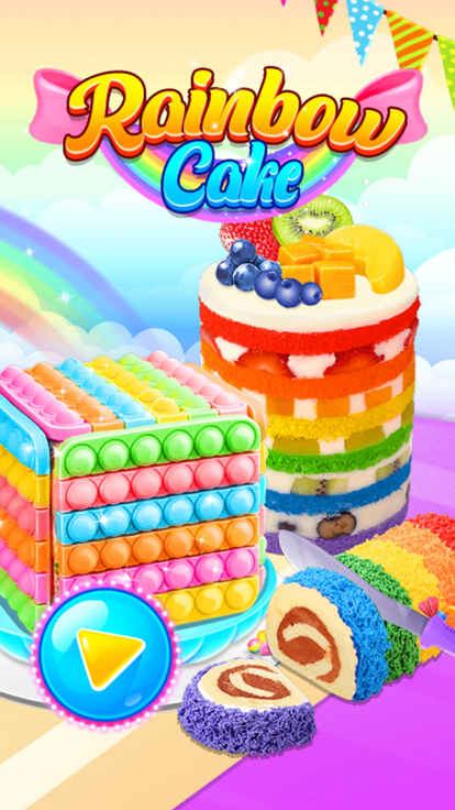 Pop It Rainbow Cake游戏截图