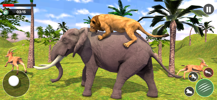 Wild Jungle Lion Simulator 3D游戏截图