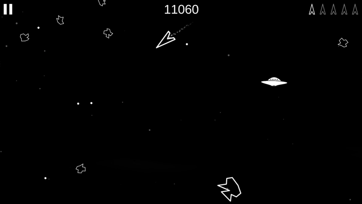 Asteroids -retro space shooter游戏截图