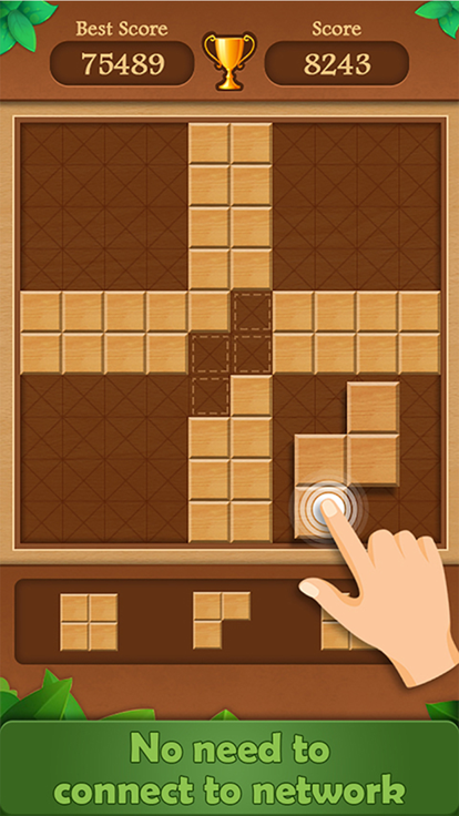 Wood Block Puzzle Game 2022游戏截图