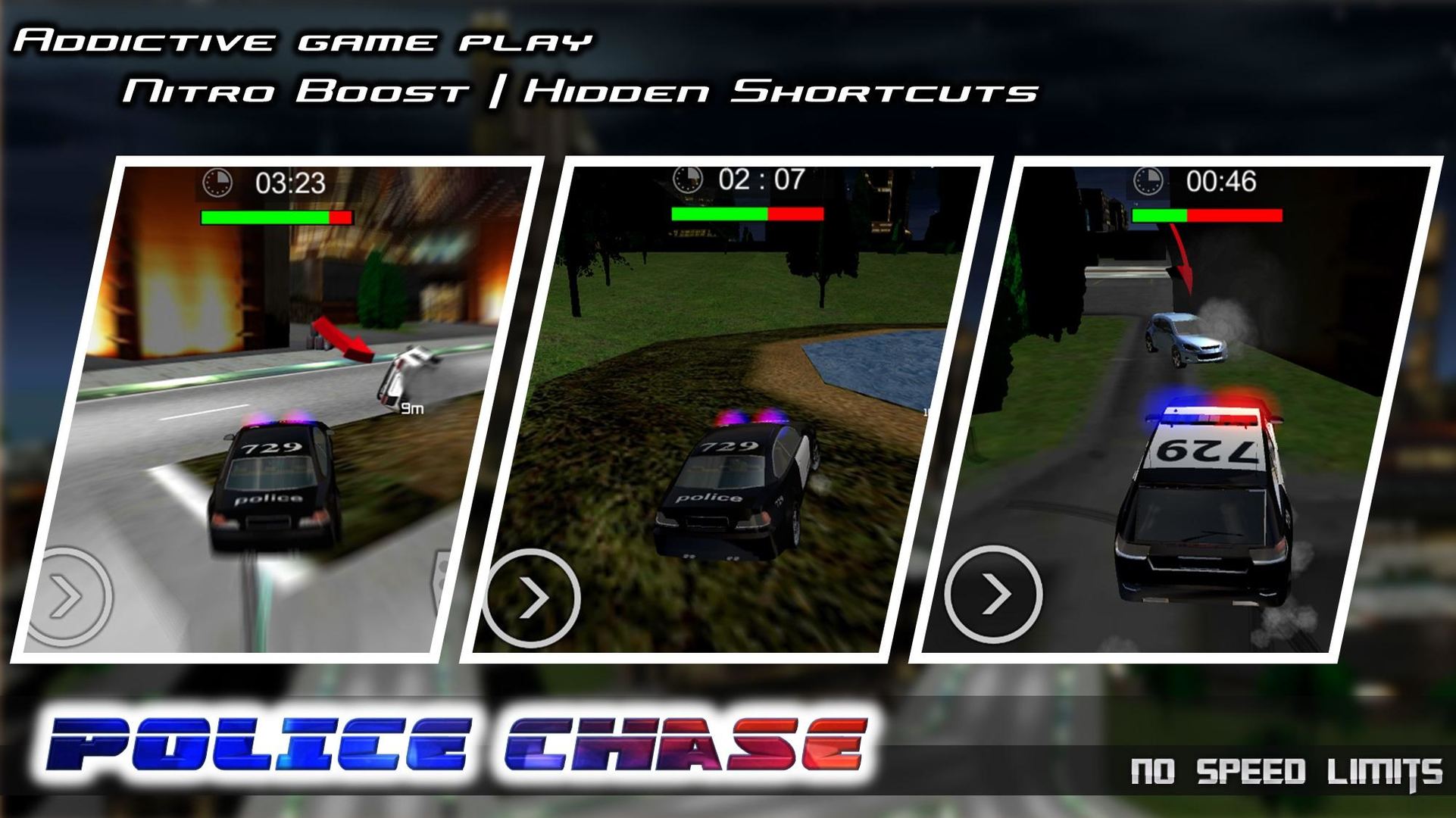 Screenshot of Police Chase : No Speed Limits