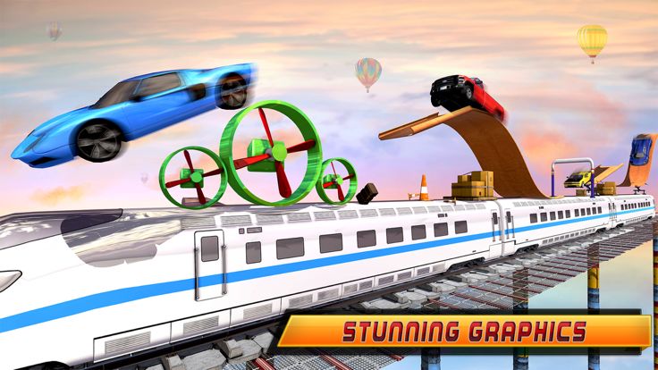 汽车特技游戏:巨型坡道游戏截图