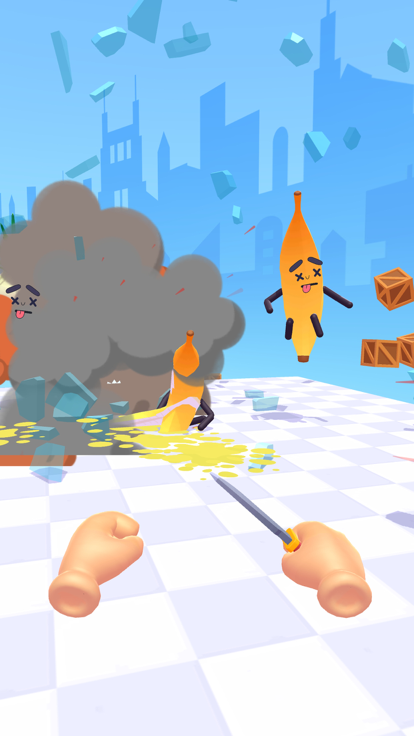 Hit Tomato 3D: Knife Master游戏截图