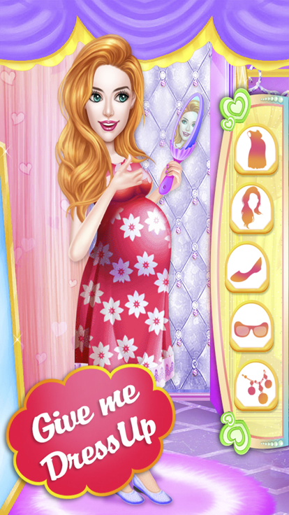 Pregnant Mommy Haircut Fashion游戏截图