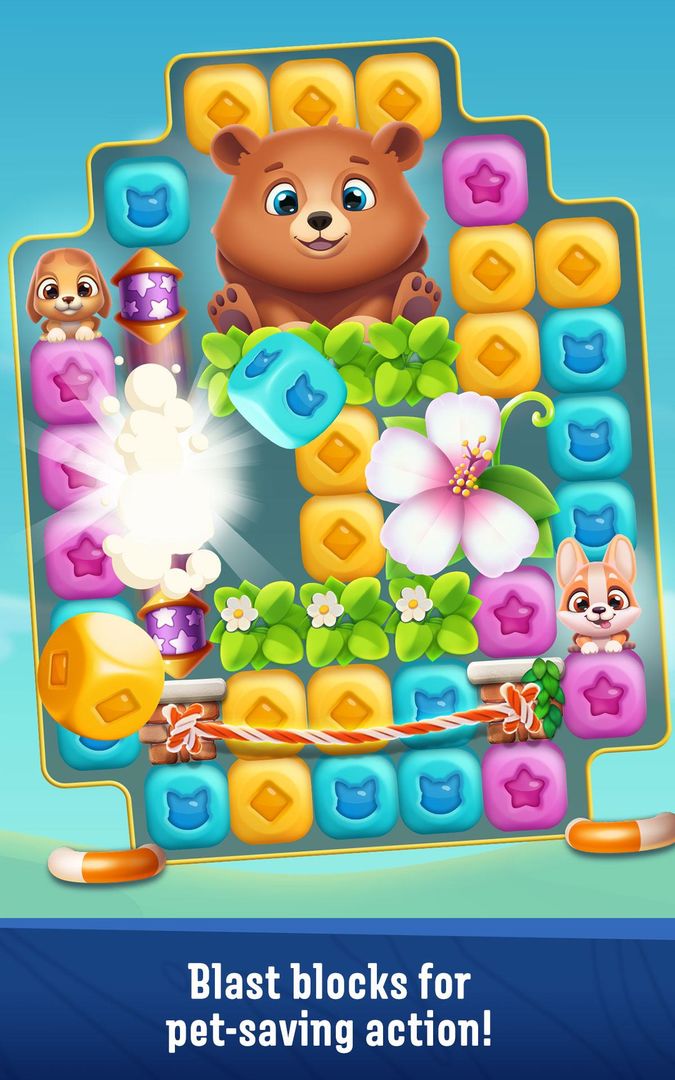 Screenshot of Pet Rescue Puzzle Saga