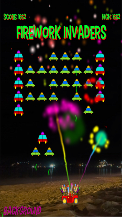 Firework Invaders游戏截图