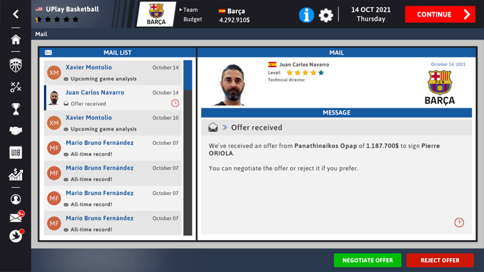 iBasketball Manager 22游戏截图