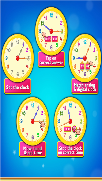 Time Telling Quiz Puzzle游戏截图