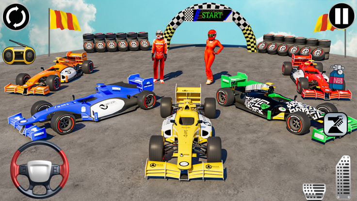 Formula Car Stunt Race Ramp游戏截图