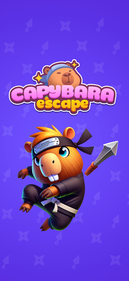 Capybara Escape: Ninja Game游戏截图