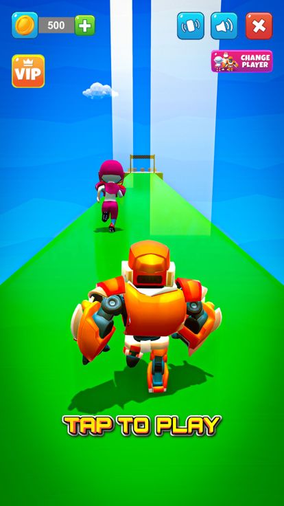 机器人大战布娃娃大战!跑步游戏截图