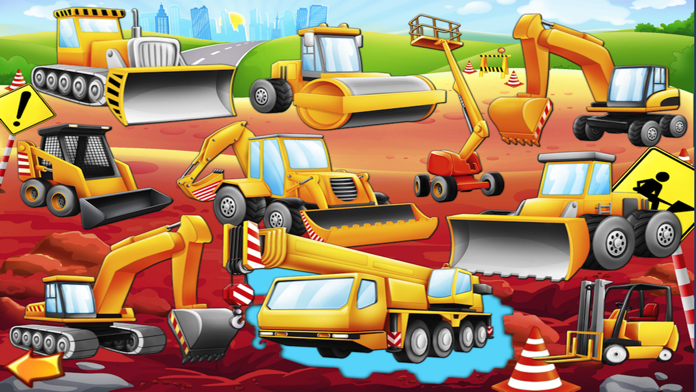 Trucks and Things That Go Puzzle Game游戏截图