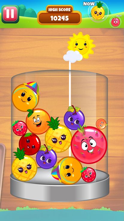 Watermelon Fruit Merge Games游戏截图