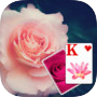 Solitaire Purple Rose Themeicon