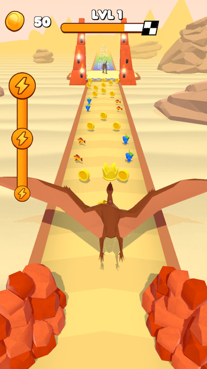 Raptor Monster Run游戏截图