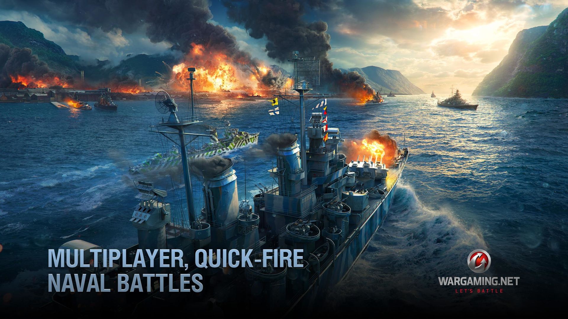 Screenshot of World of Warships Blitz: Gunship Action War Game