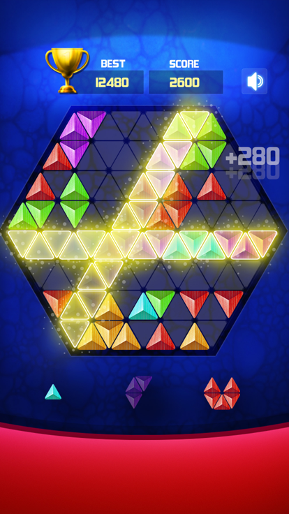 Hexa : Block Triangle Puzzle游戏截图