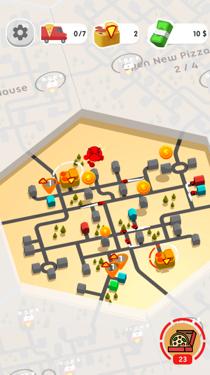 Pizza Map游戏截图