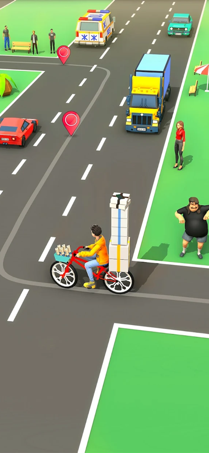 Paper Delivery Boy Game游戏截图