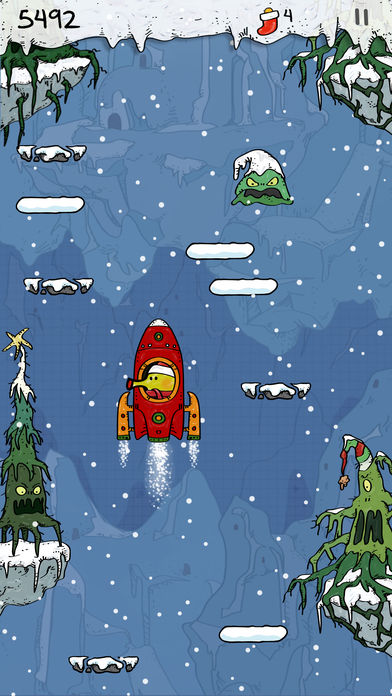 Doodle Jump Christmas PLUS游戏截图