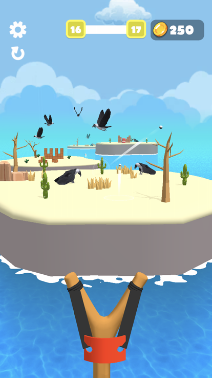 Slingshot 3D - Bird Hunt游戏截图